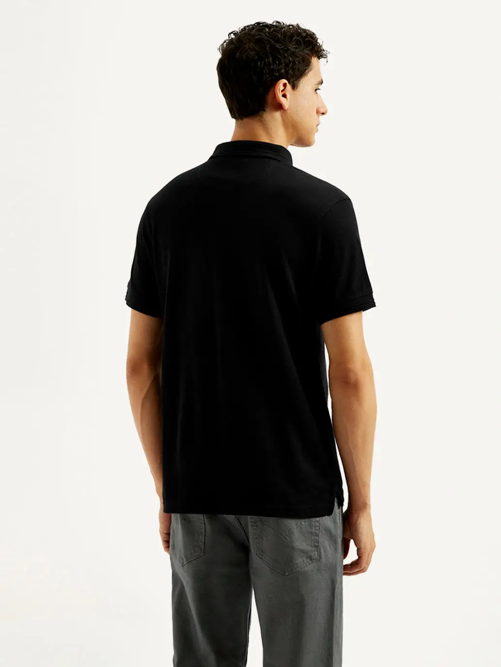 Men's Solid Slim Fit Polo T-Shirt 4