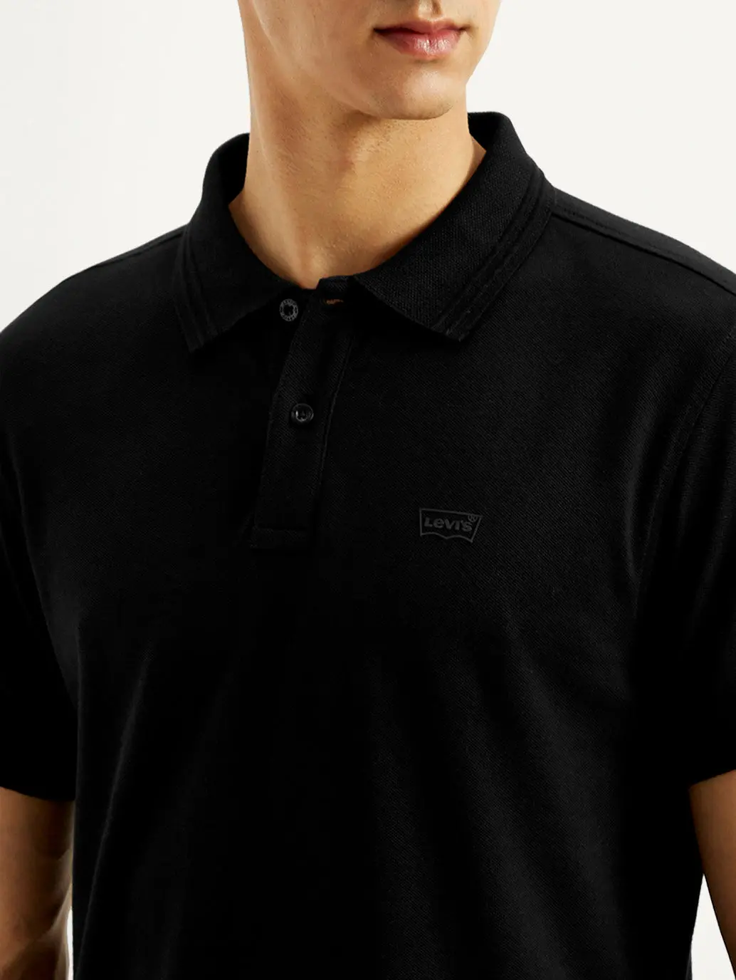 Men's Solid Slim Fit Polo T-Shirt 5