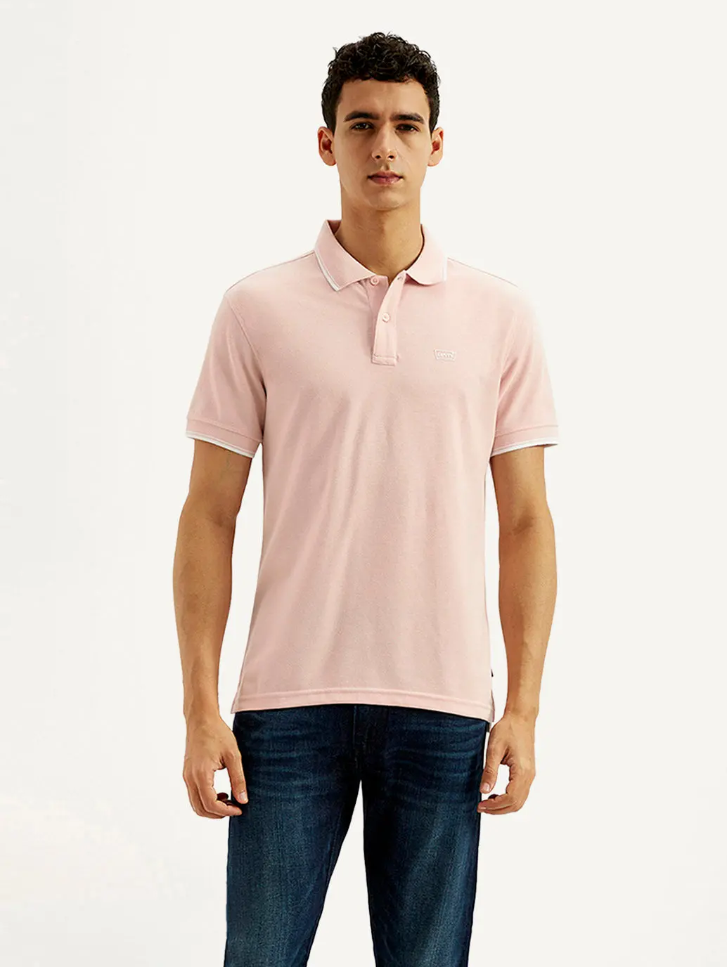 Men's Solid Slim Fit Polo T-Shirt 5