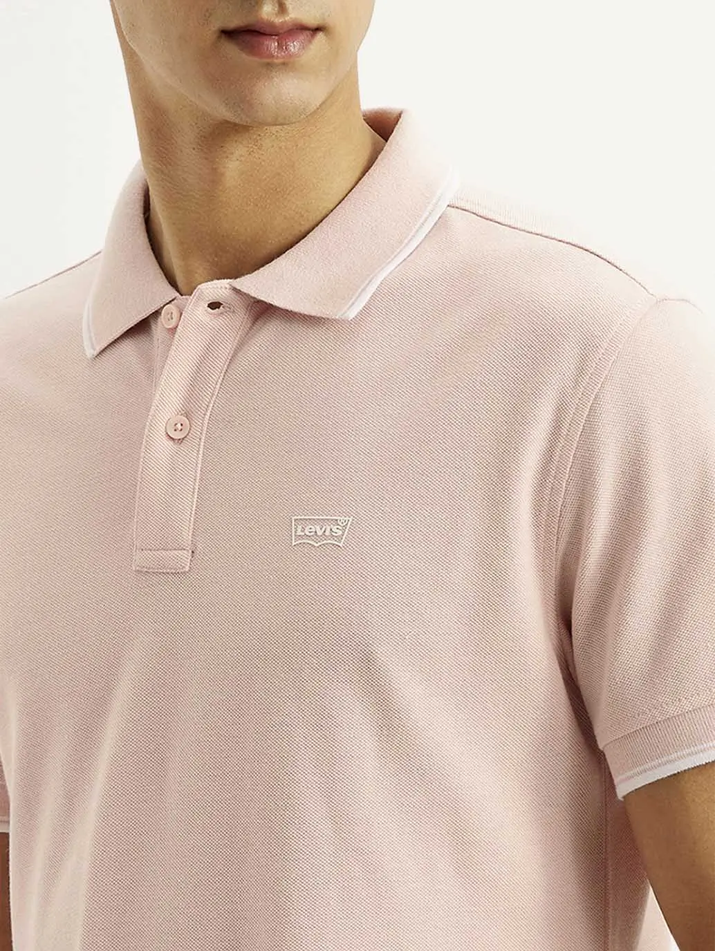 Men's Solid Slim Fit Polo T-Shirt 4