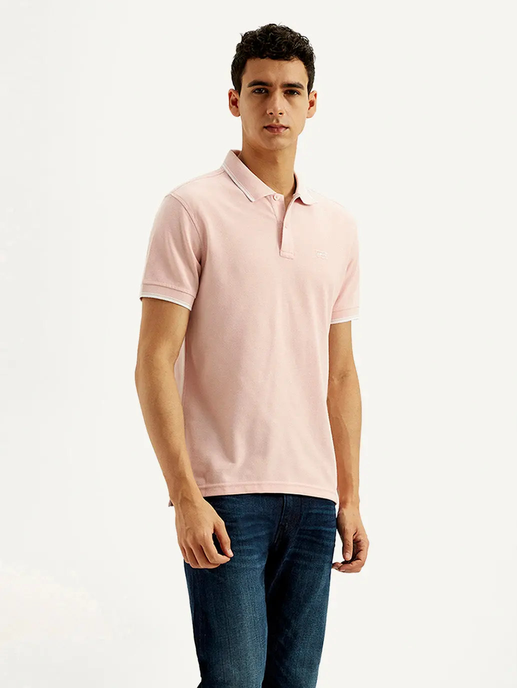 Men's Solid Slim Fit Polo T-Shirt 2