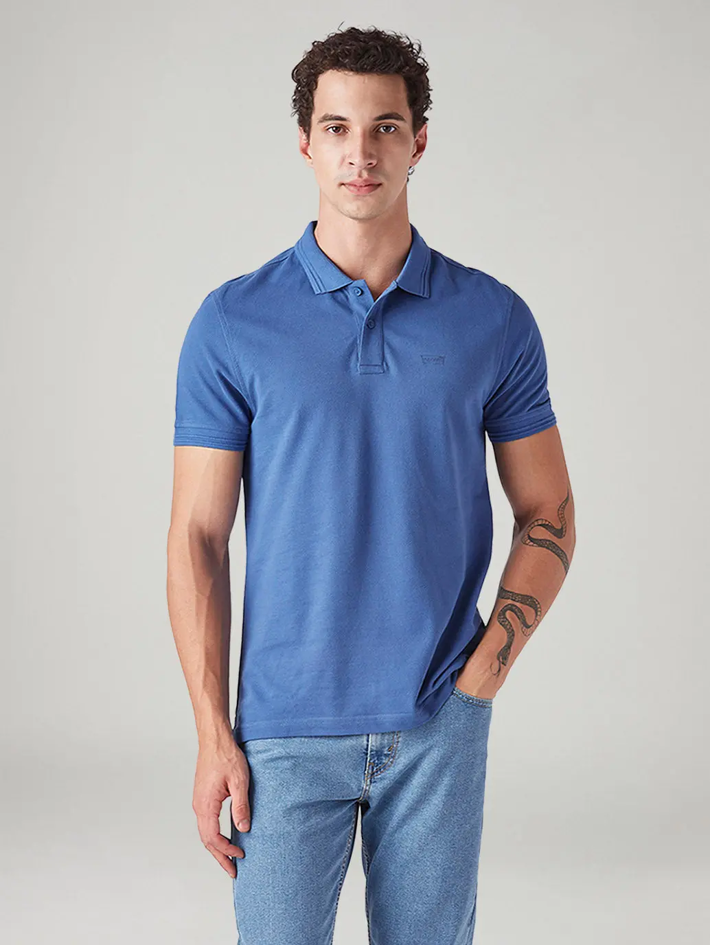 Men's Solid Slim Fit Commuter Polo T-Shirt 2