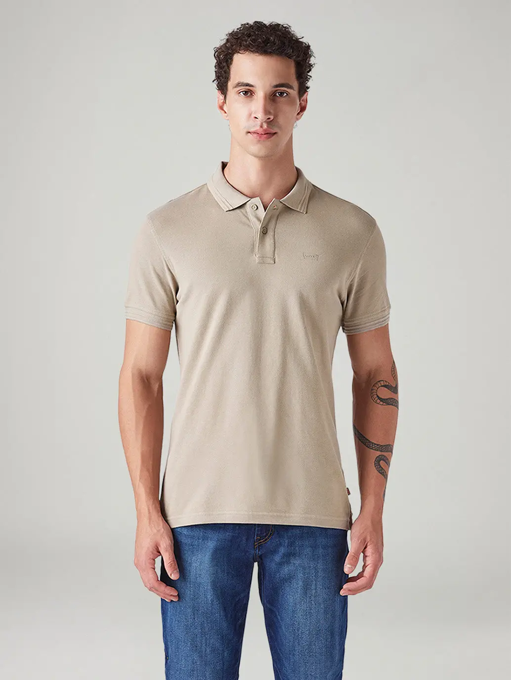 Men's Solid Slim Fit Commuter Polo T-Shirt 2