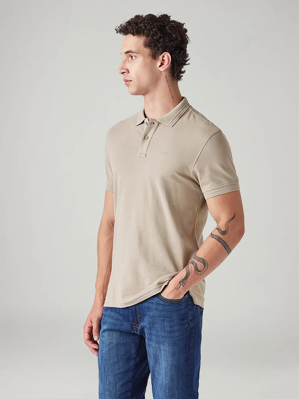 Men's Solid Slim Fit Commuter Polo T-Shirt 5