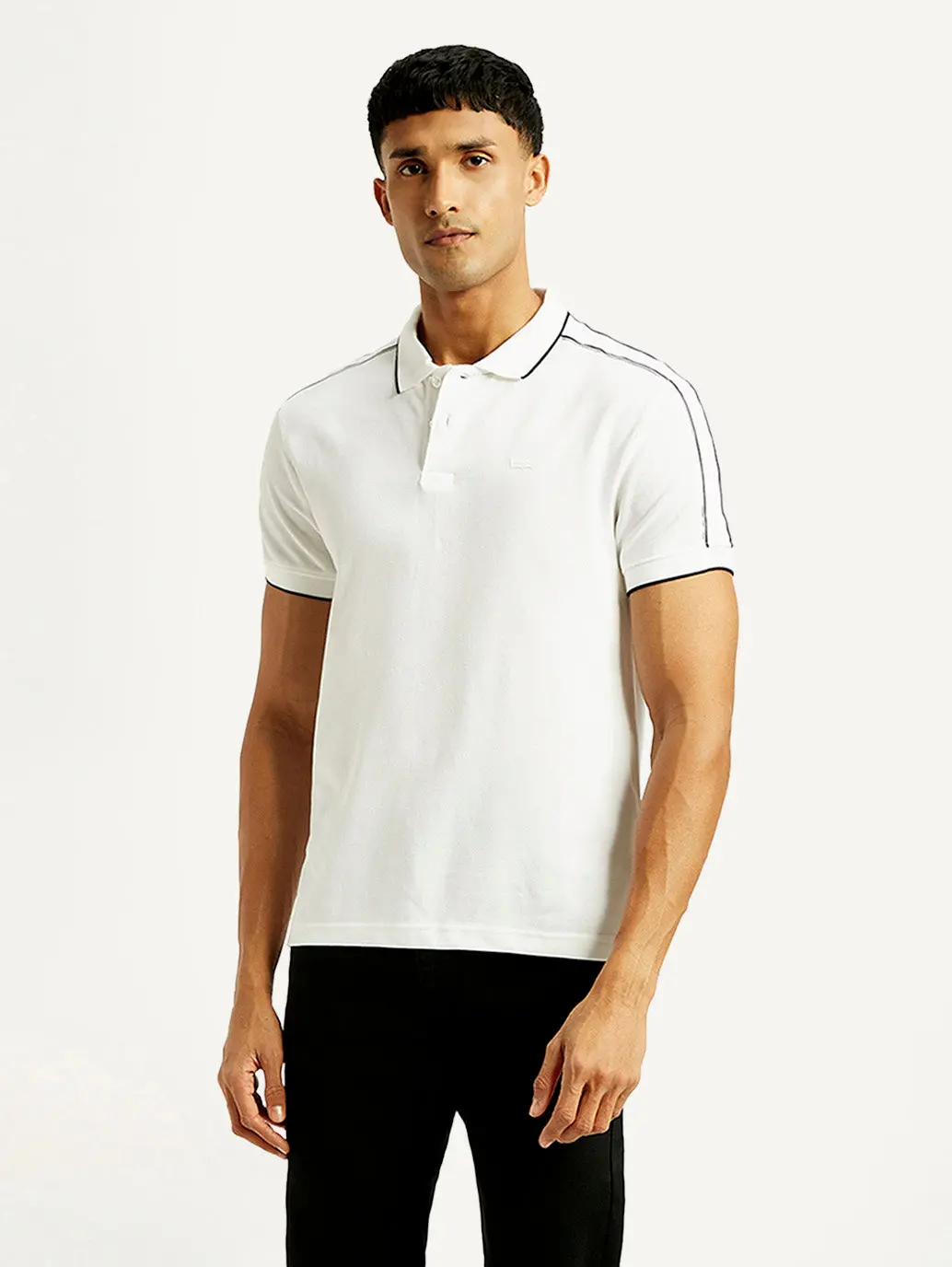 Men's Solid Slim Fit Polo T-Shirt 5