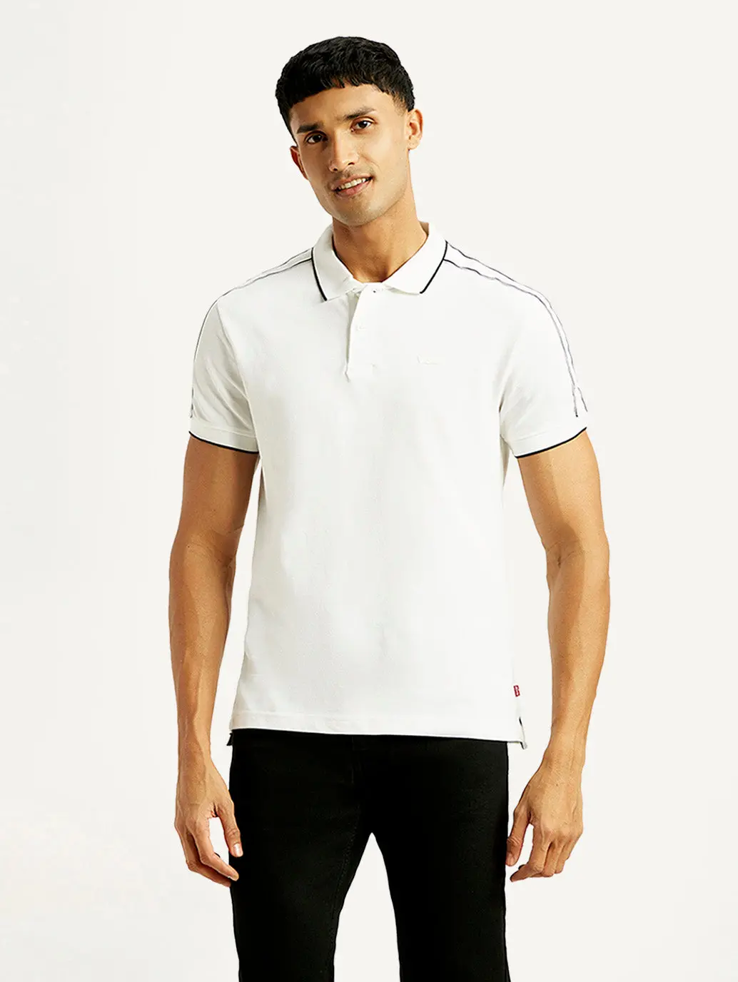 Men's Solid Slim Fit Polo T-Shirt 1