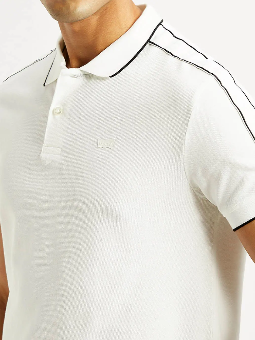 Men's Solid Slim Fit Polo T-Shirt 3