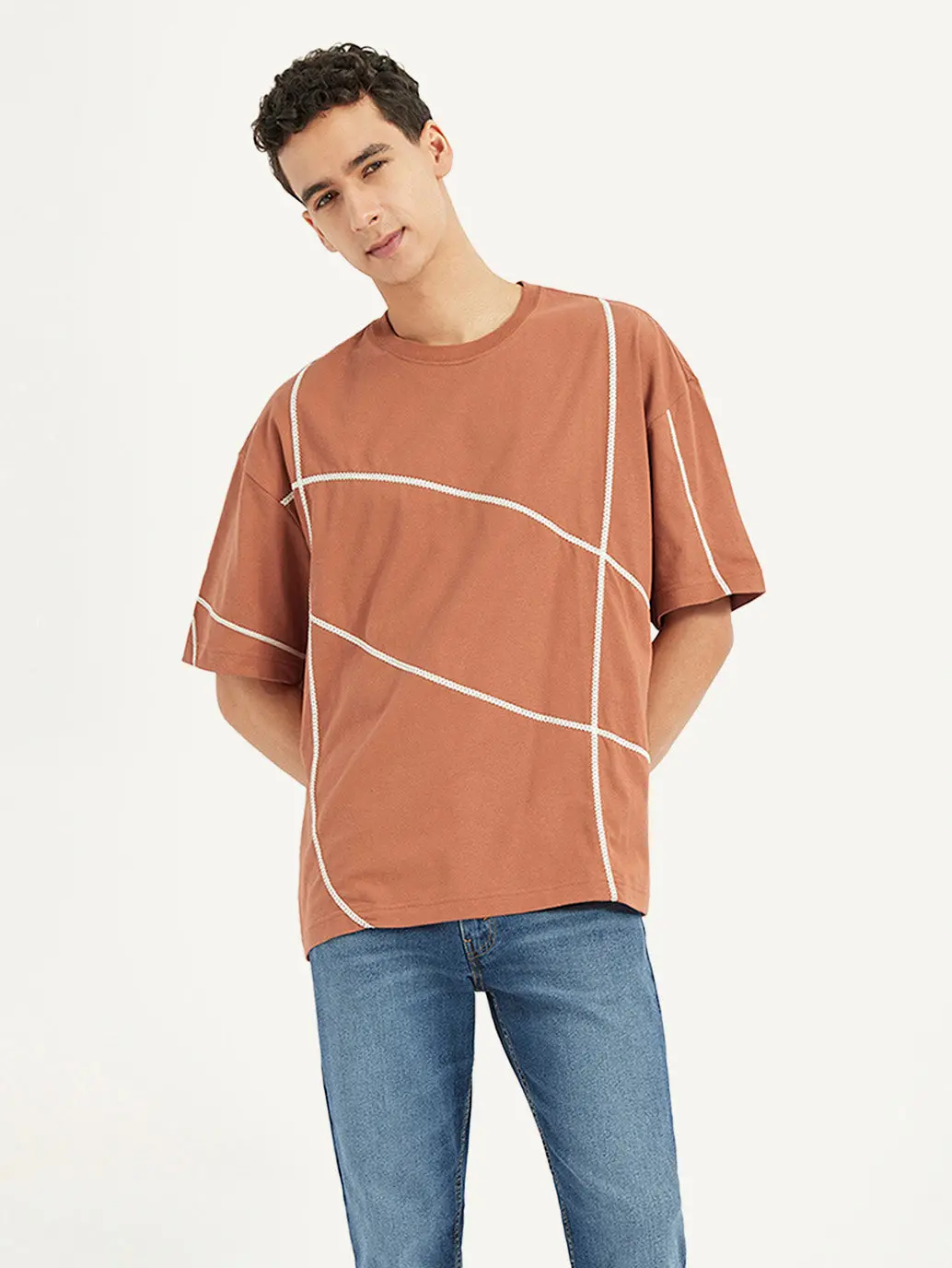 Men's Printed Loose Fit T-Shirt 1