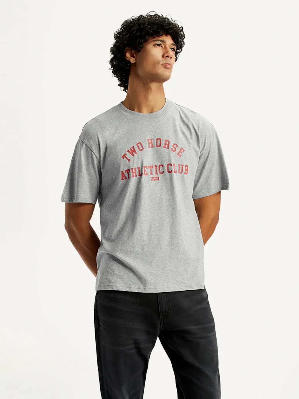 Men's Typography Loose Fit T-Shirt 1