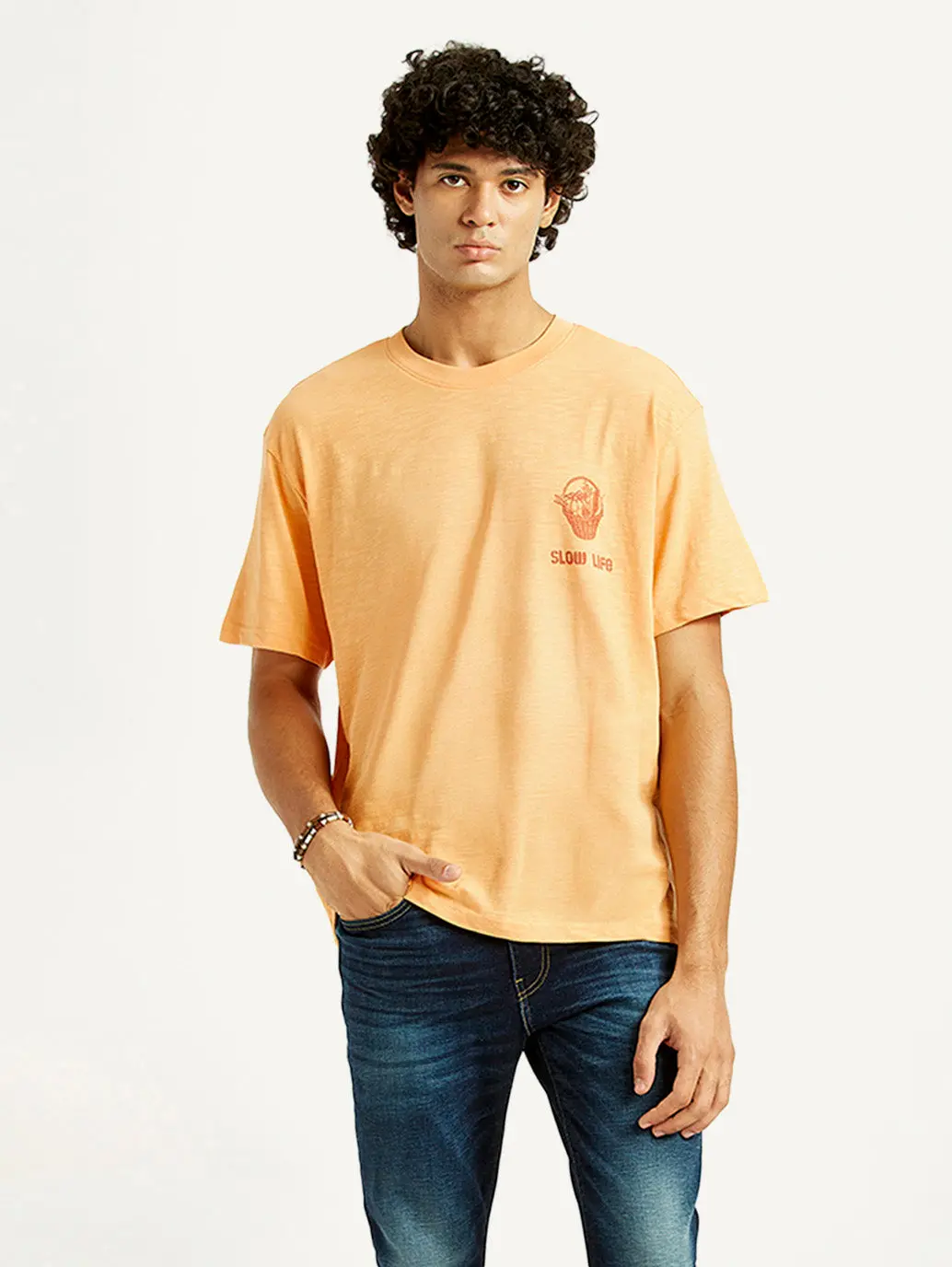Men's Graphic Print Loose Fit T-Shirt 1