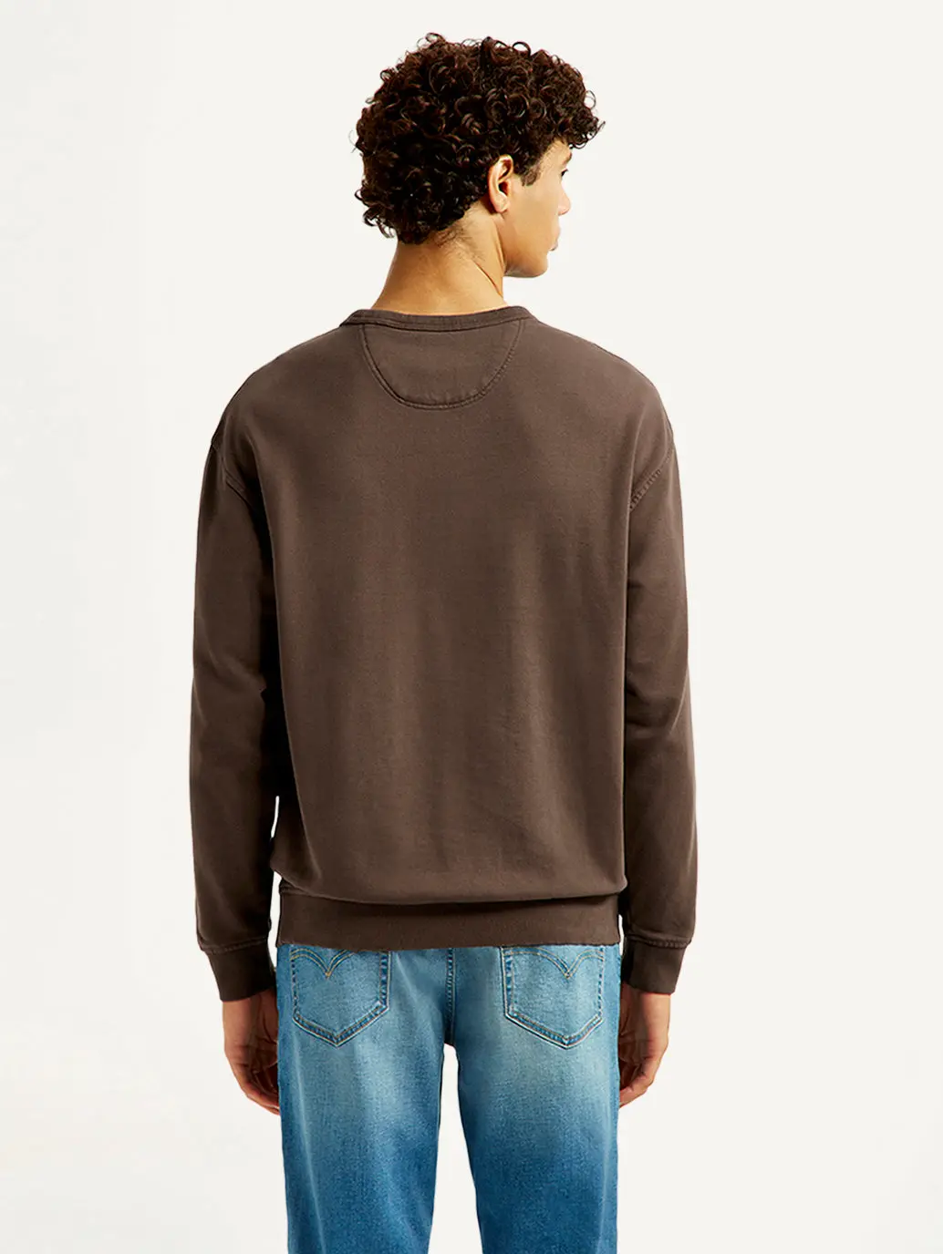 Men's Solid Crew Neck Sweatshirt 4
