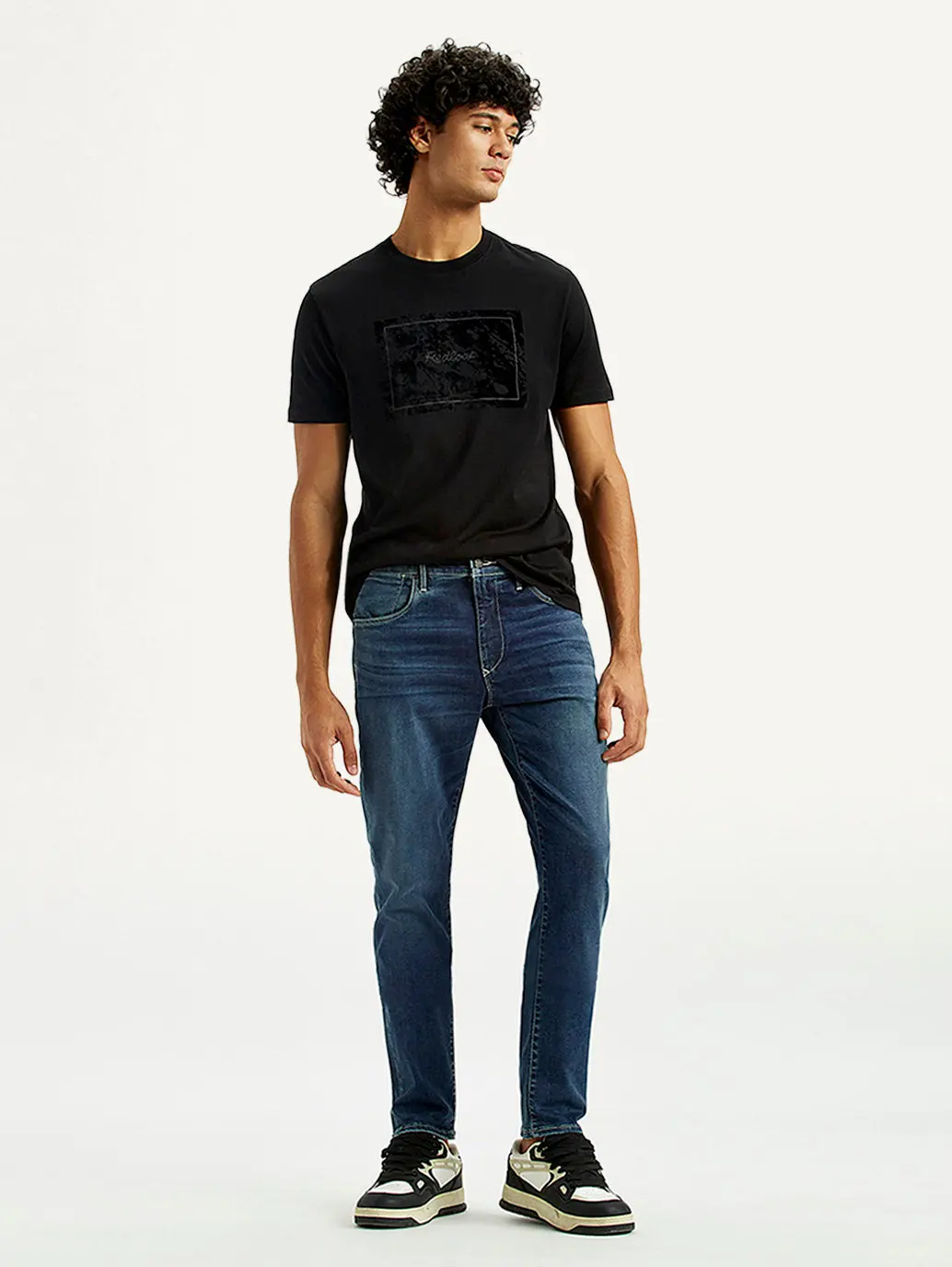 Men's Redloop 512 Dark Indigo Slim Tapered Fit Innovation Stretch Jeans 1