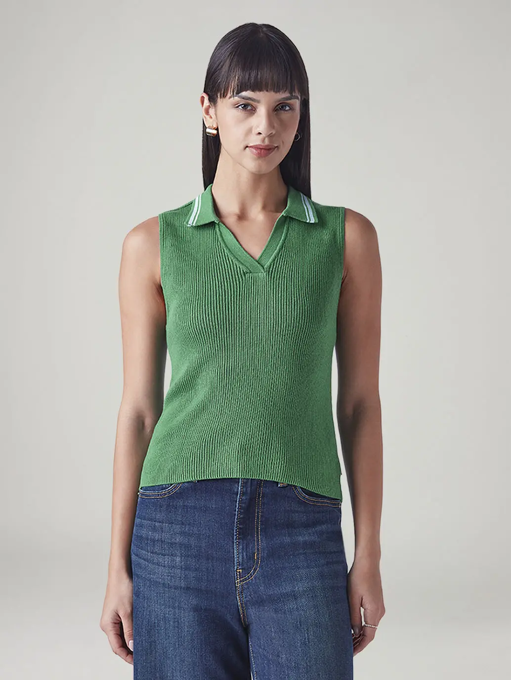 Women's Textured Regular Fit Knitted Top 2
