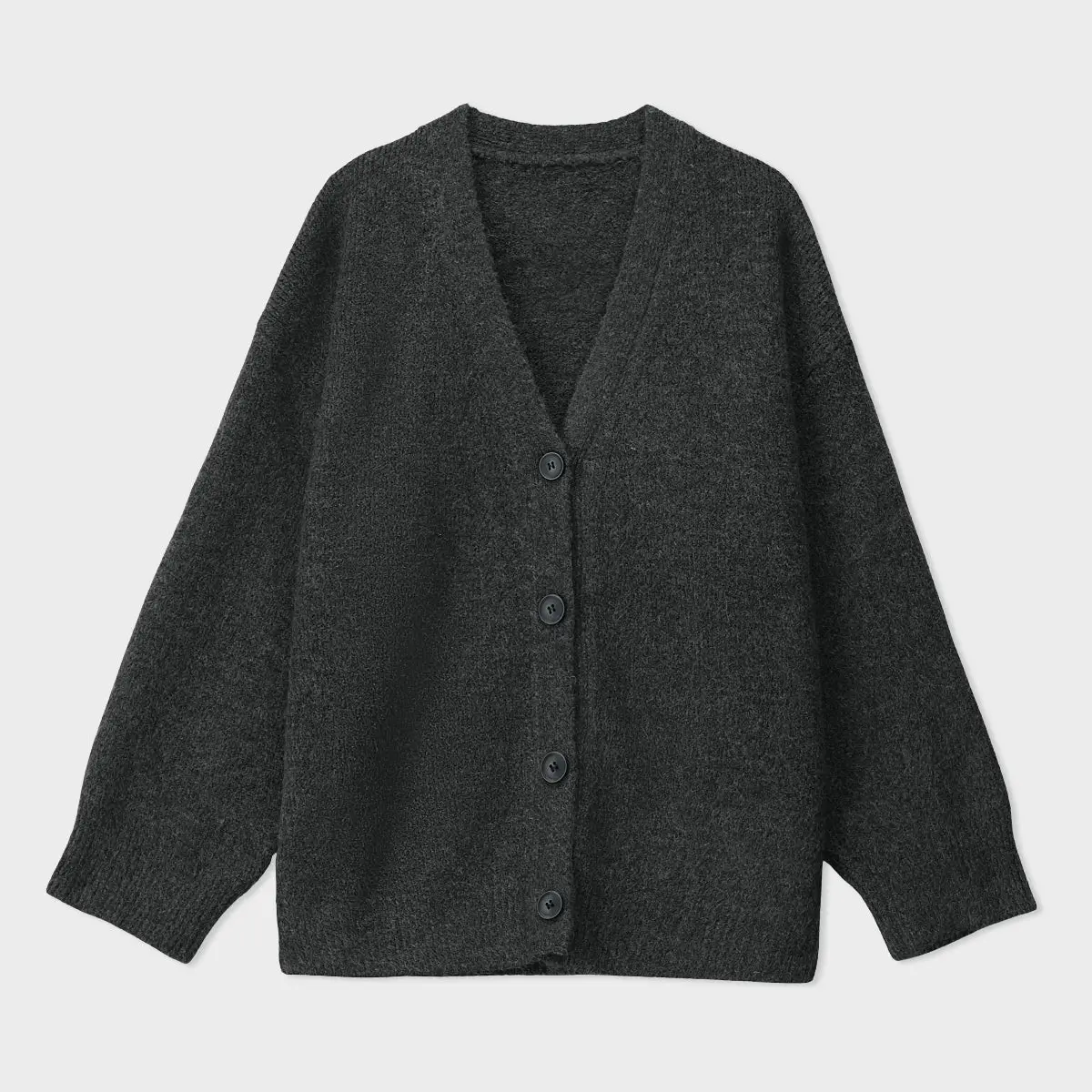 Oversized Cardigan With Scarf 1