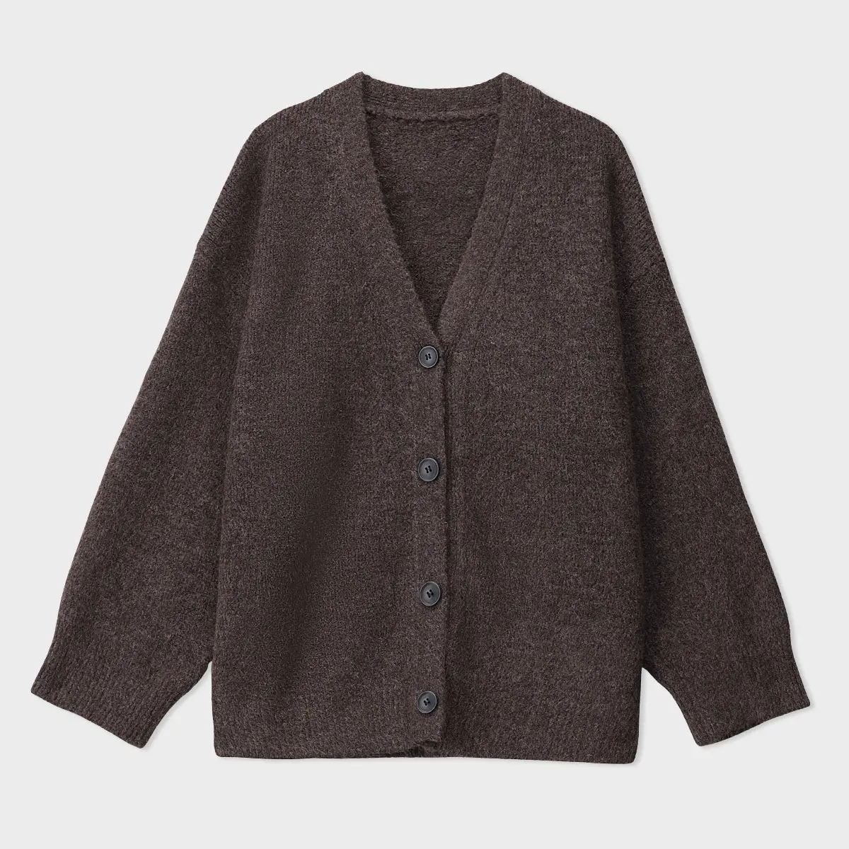 Oversized Cardigan With Scarf 1