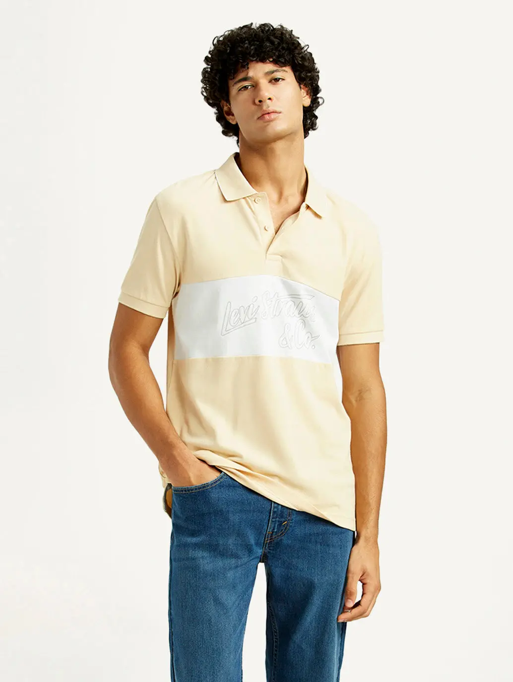 Men's Pure Cotton Slim Fit Polo T-Shirt 1