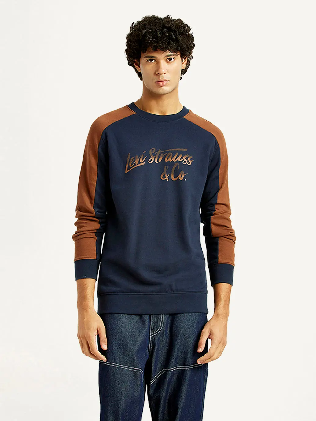 Men's Printed Round Neck Sweatshirt 2