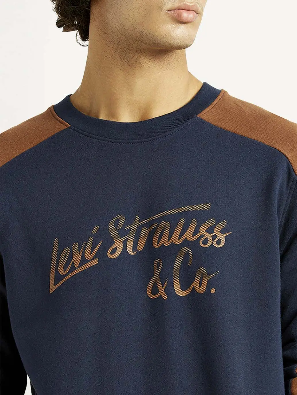 Men's Printed Round Neck Sweatshirt 4