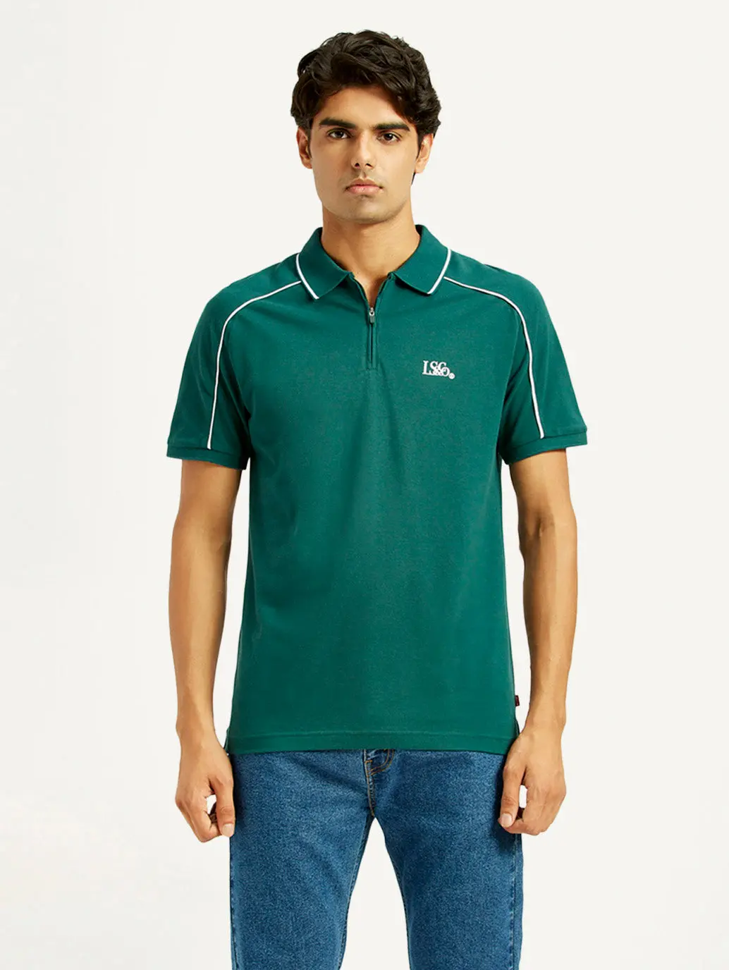 Men's Pure Cotton Slim Fit Polo T-Shirt 1