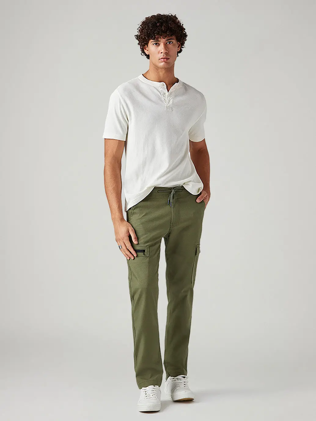 Men's 511 Olive Slim Fit Mid Rise Cargos 1