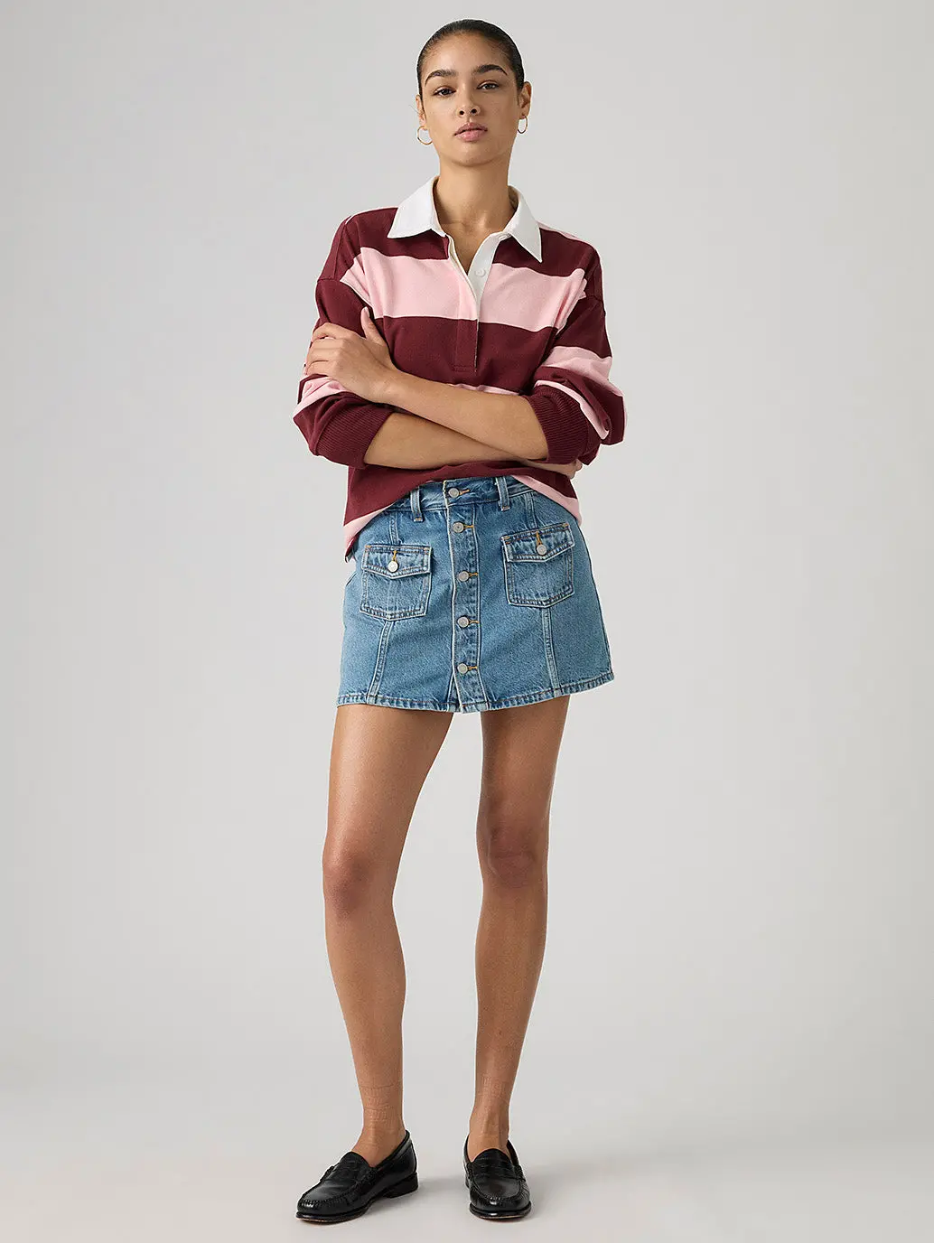 Levi's Women's Button Front Skort 1