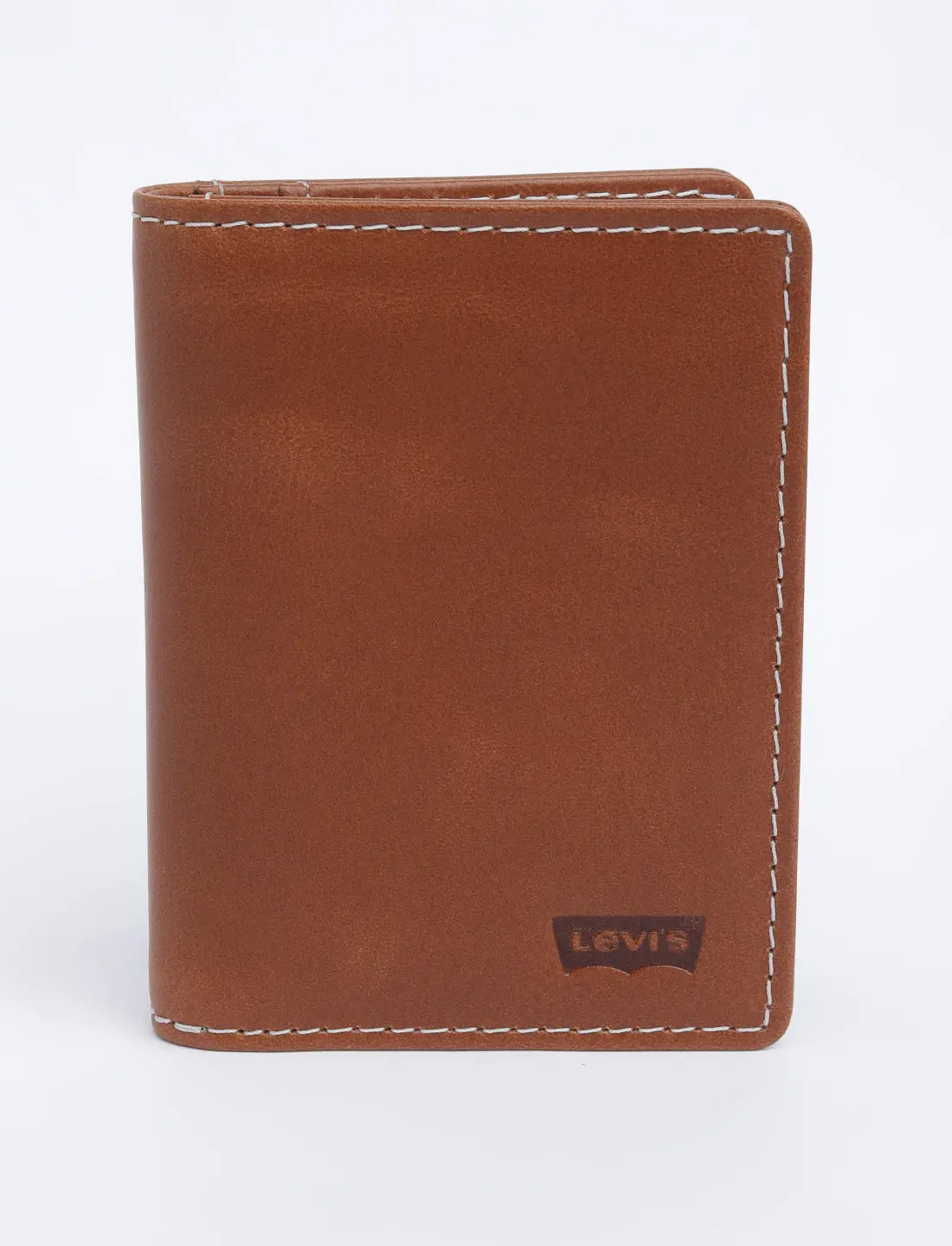 Men's Tan Solid Card Holder 2