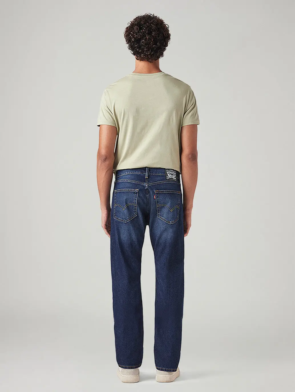 Men's 505 Med Indigo Straight Fit Mid Rise Tinted Jeans 4