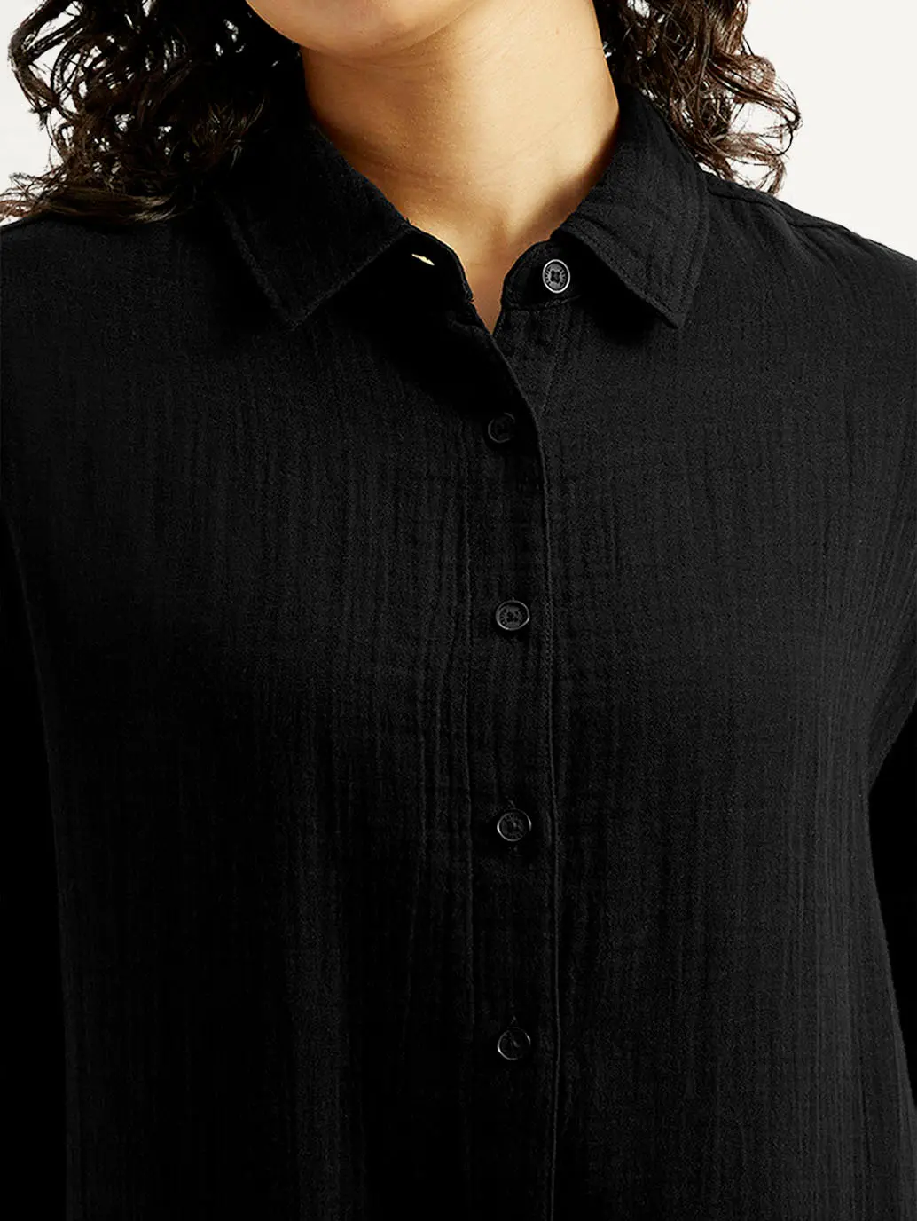 Women's Solid Relaxed Fit Shirt 3