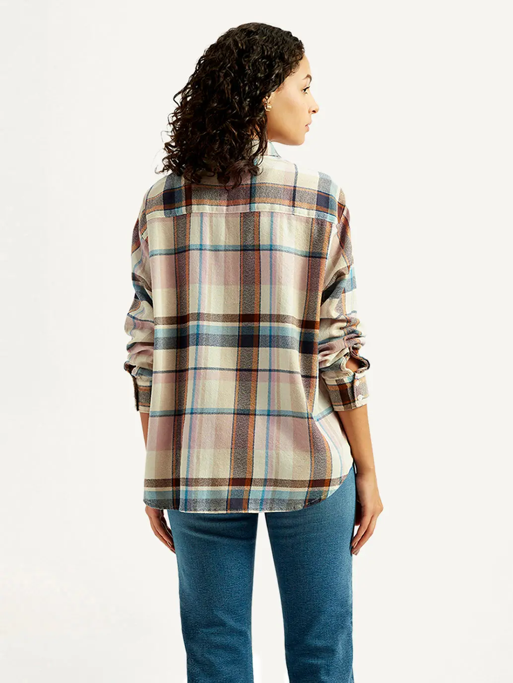 Women's Checkered Relaxed Fit Shirt 2
