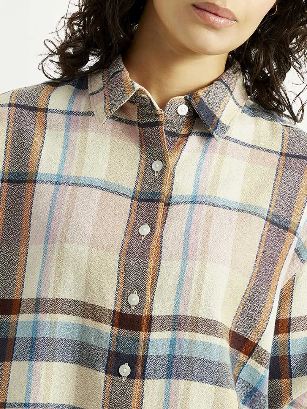 Women's Checkered Relaxed Fit Shirt 3
