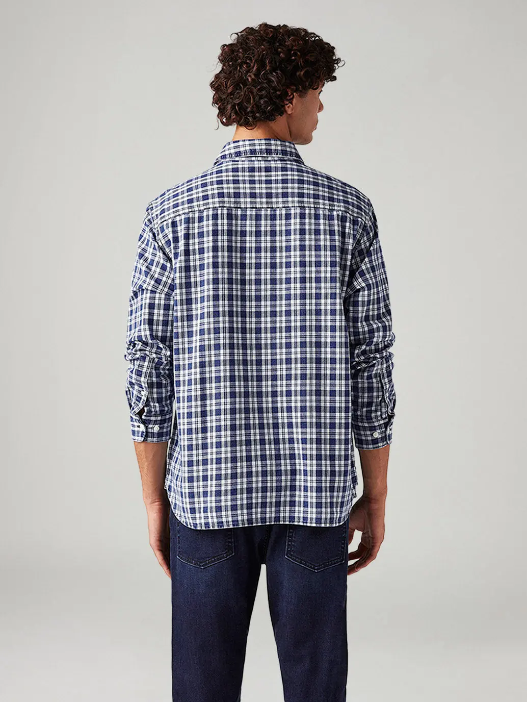 Men's Checkered Relaxed Fit Shirt 3