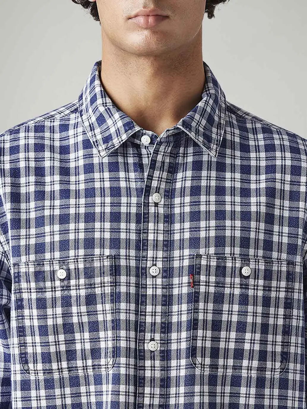 Men's Checkered Relaxed Fit Shirt 5