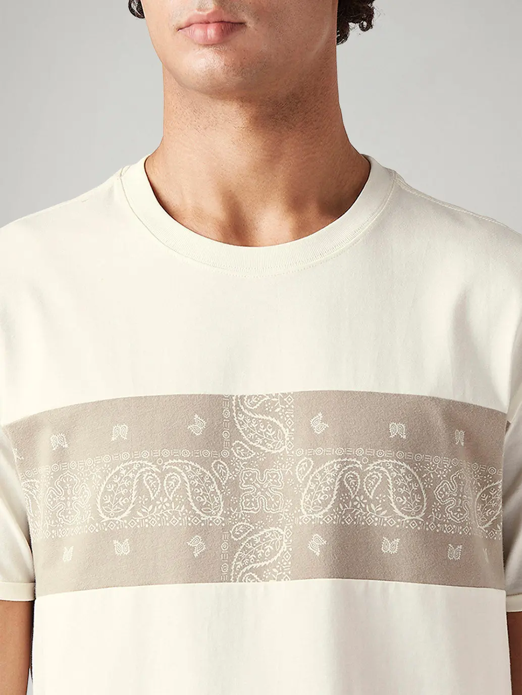 Men's Striped Loose Fit T-Shirt 5
