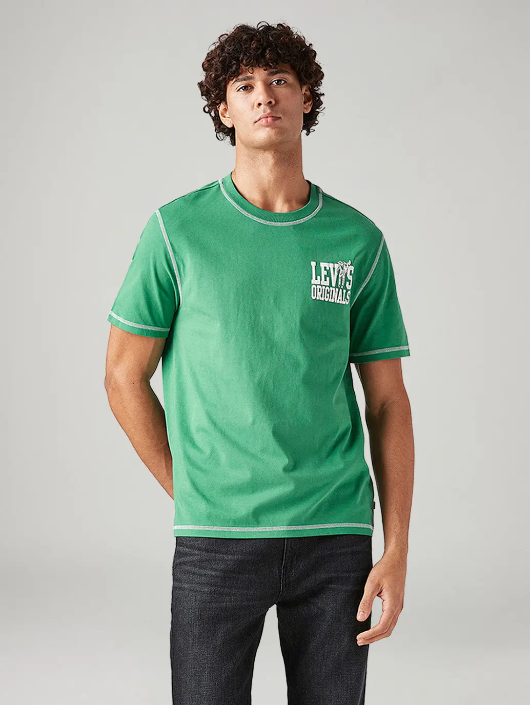 Men's Typography Printed Regular Fit T-Shirt 1