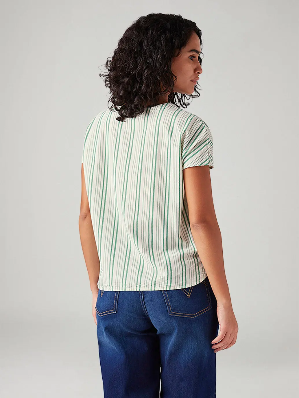 Women's Striped Relaxed Fit Top 3
