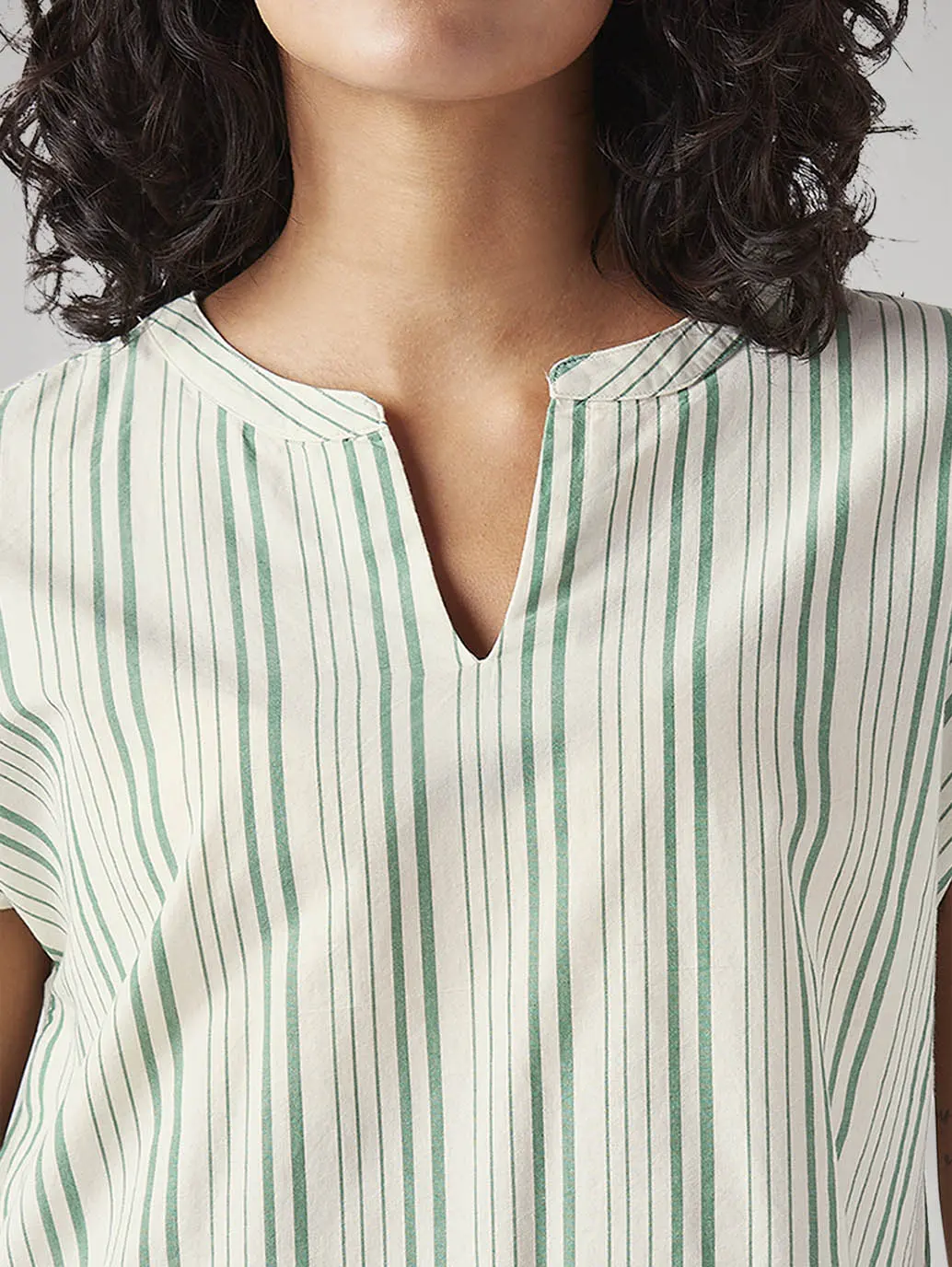 Women's Striped Relaxed Fit Top 4