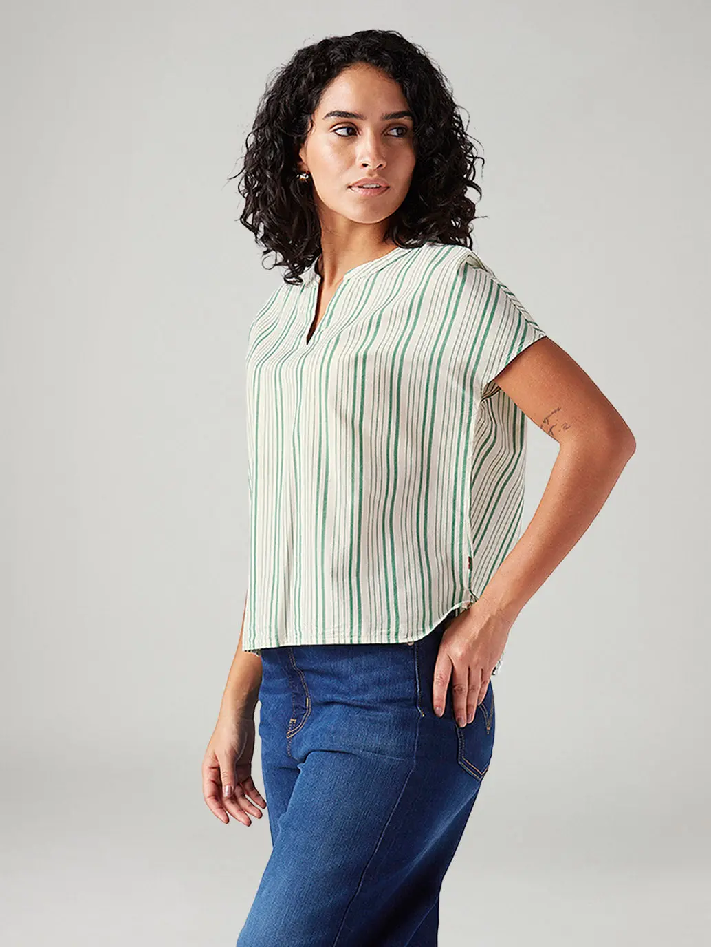 Women's Striped Relaxed Fit Top 5