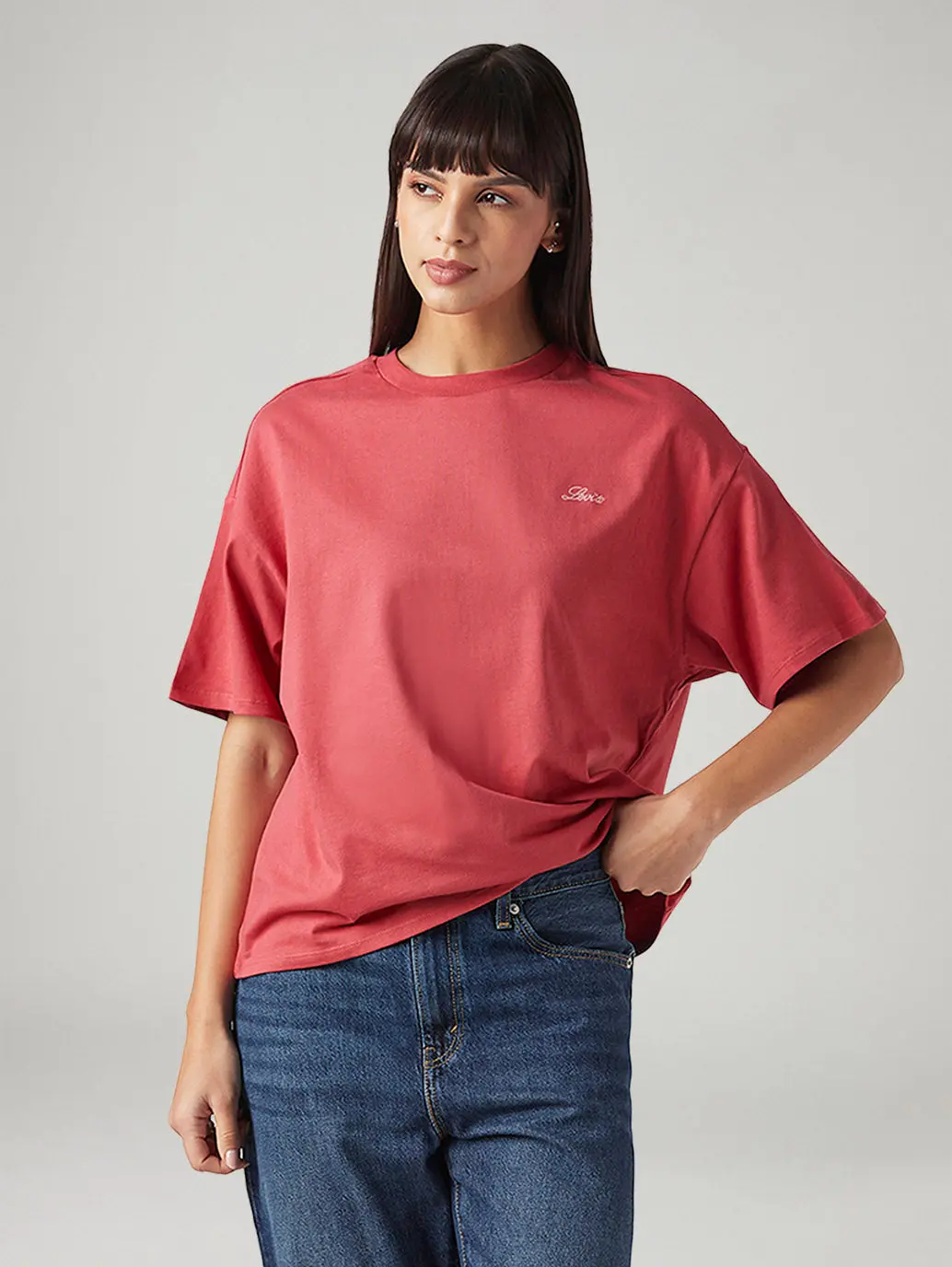 Women's Graphic Print Relaxed Fit Oversized T-Shirt 1