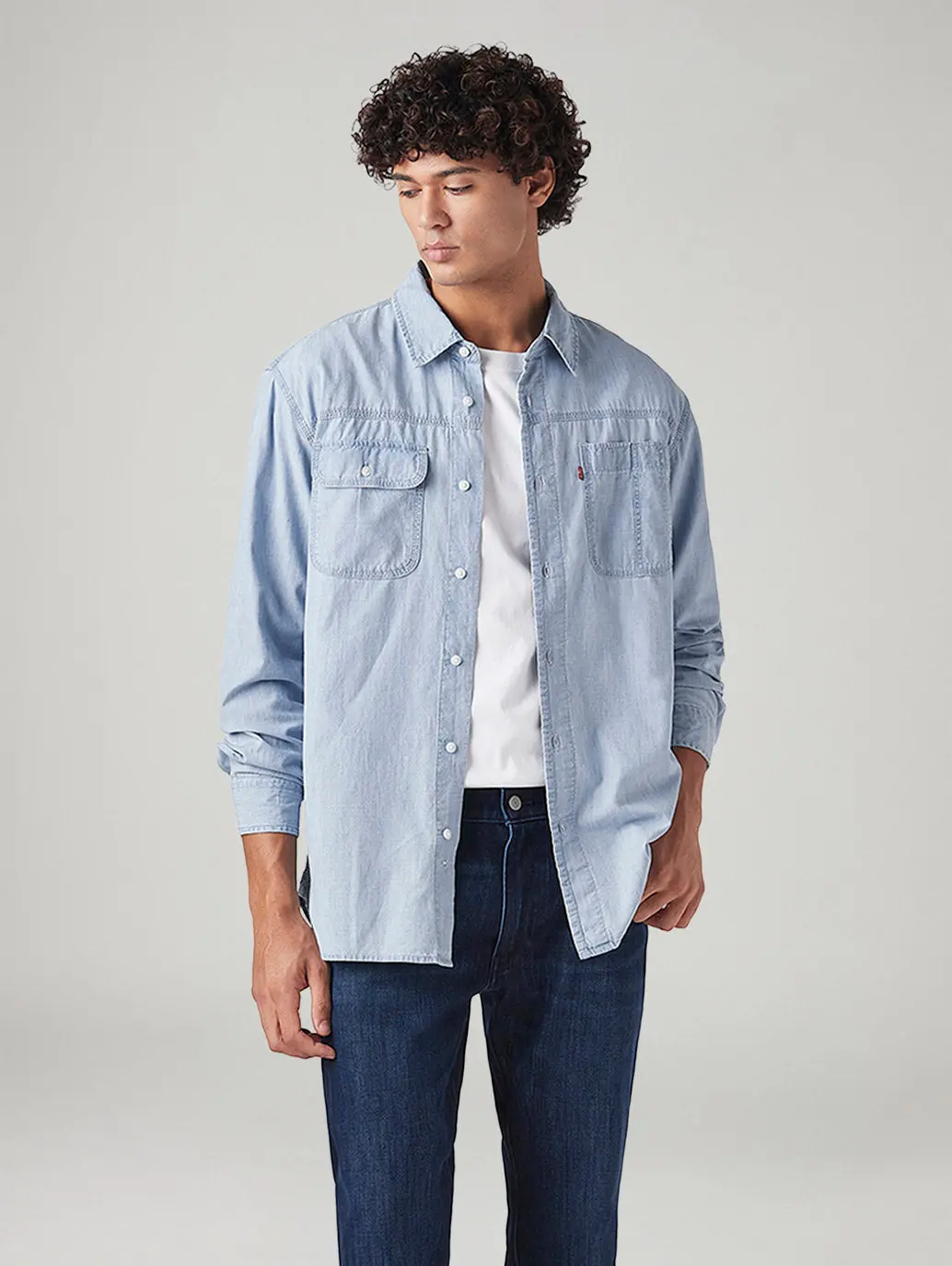 Men's Solid Slim Fit Shirt 1