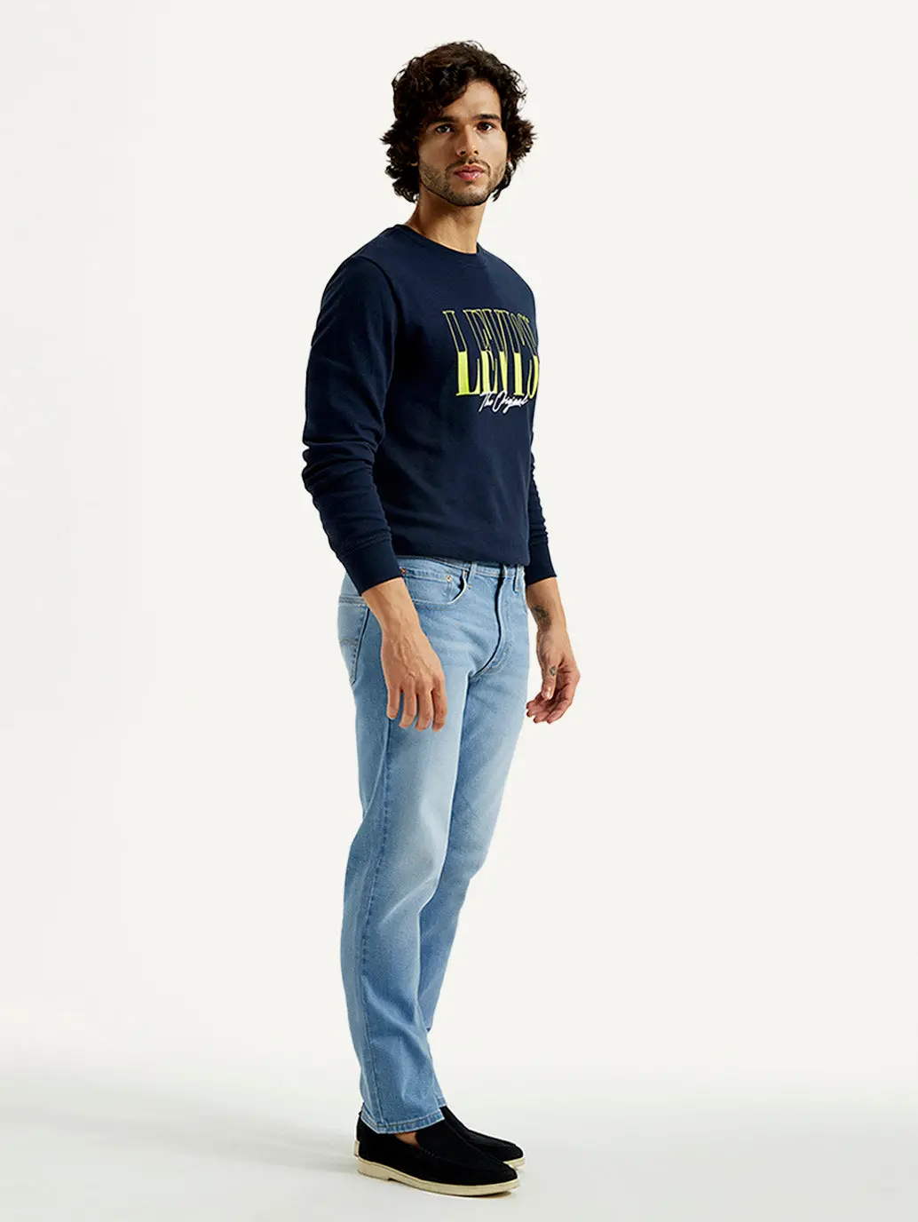 Men's 527 Med Indigo Bootcut Fit Mid Rise Jeans 6