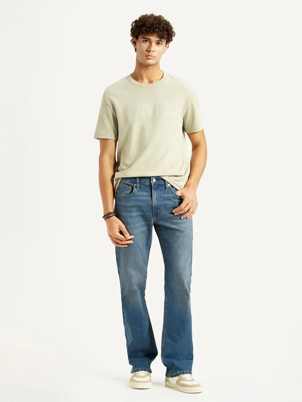 Men's 527 Mid Indigo Bootcut Fit Mid Rise Jeans 1
