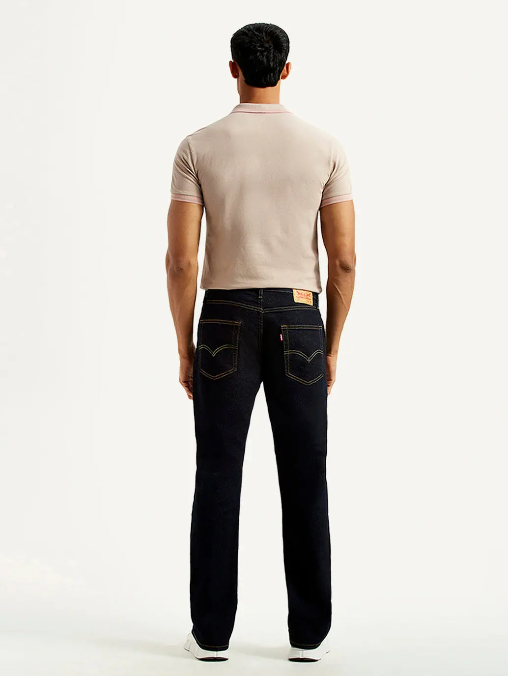 Men's 527 Navy Slim Bootcut Fit Mid Rise Jeans 3