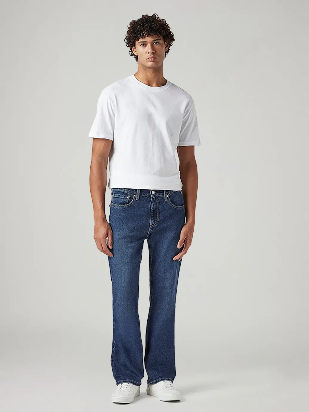 Men's 527 Blue Bootcut Fit Mid Rise Jeans 2