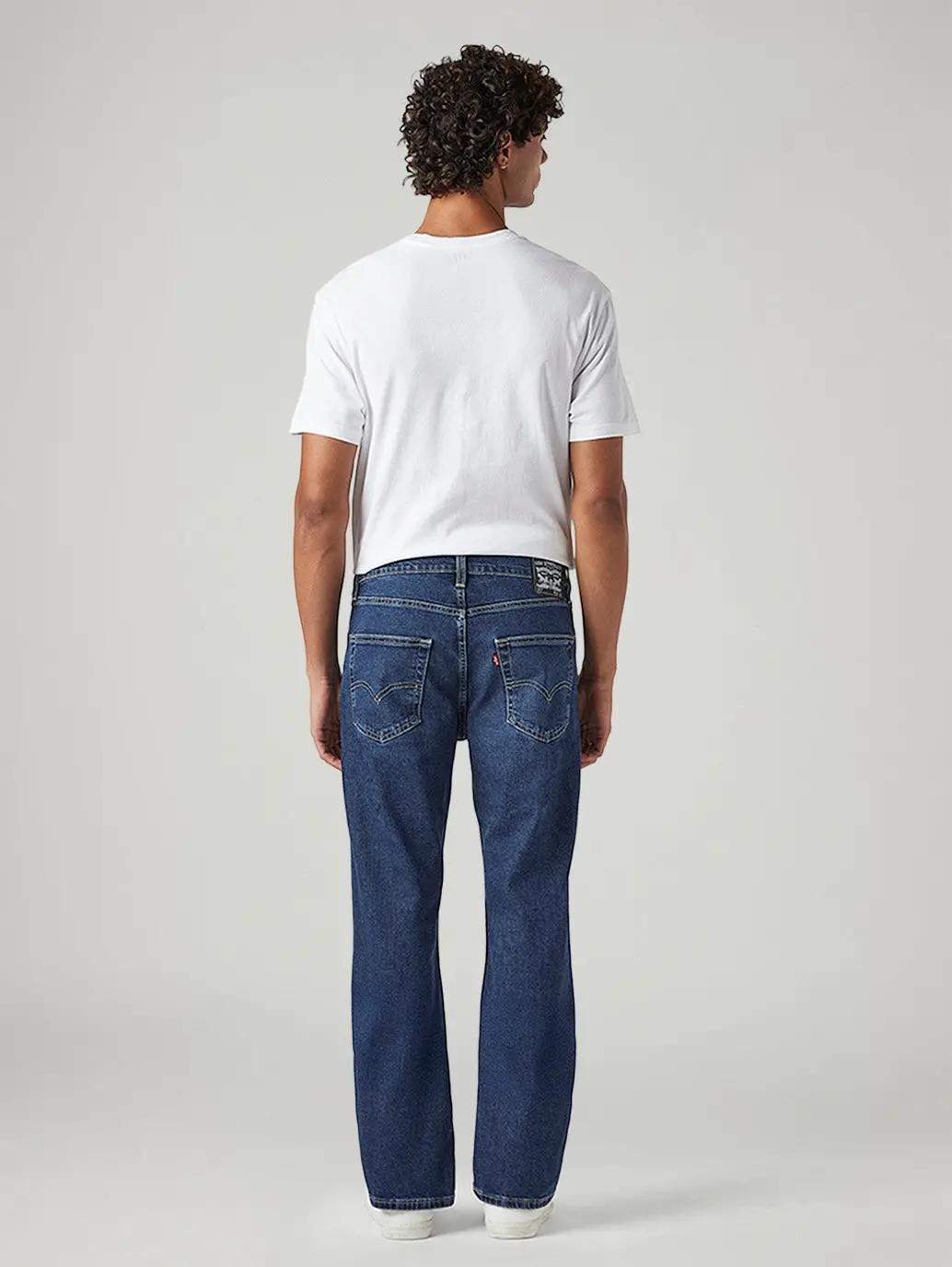 Men's 527 Blue Bootcut Fit Mid Rise Jeans 4