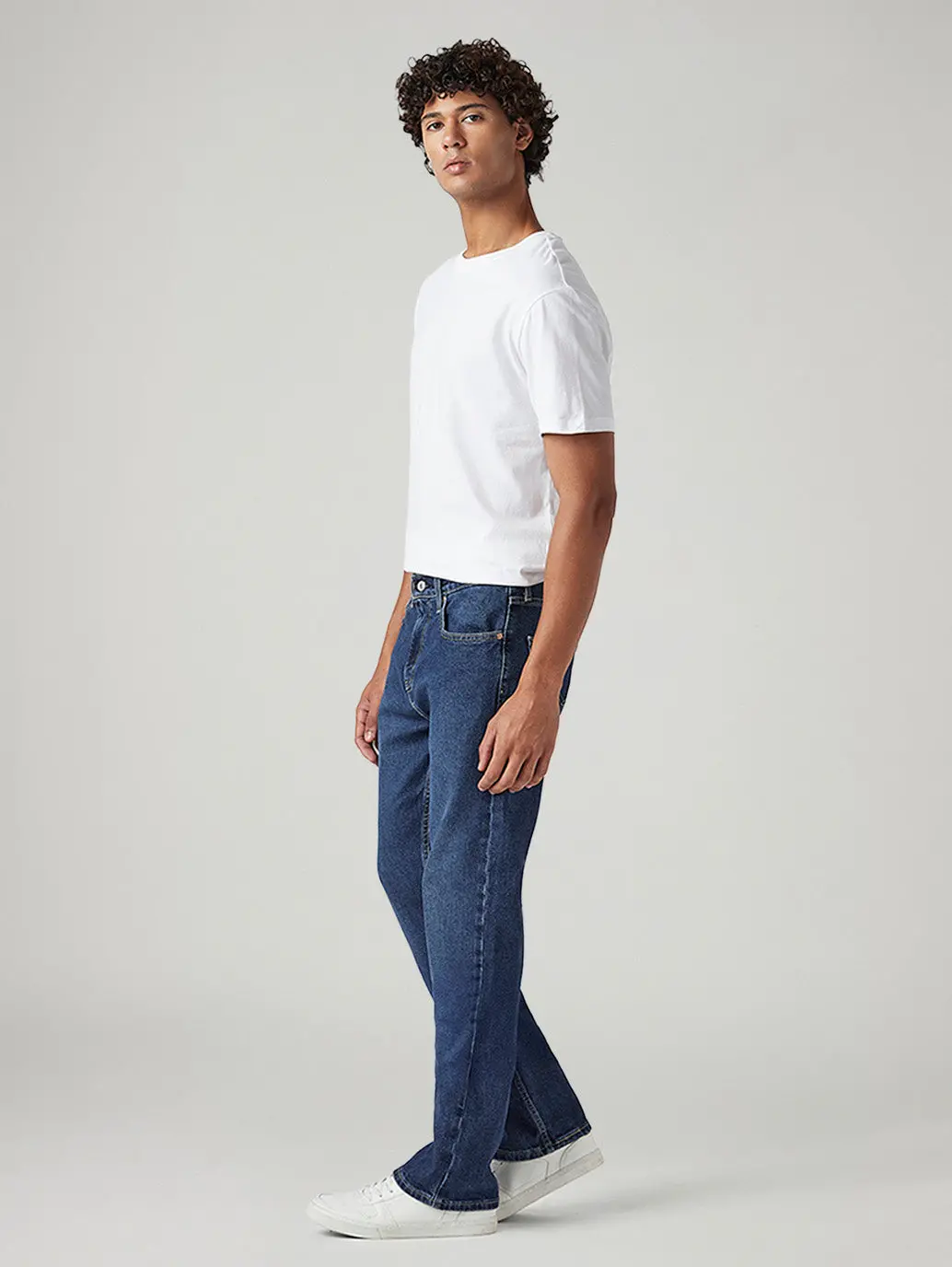 Men's 527 Blue Bootcut Fit Mid Rise Jeans 6