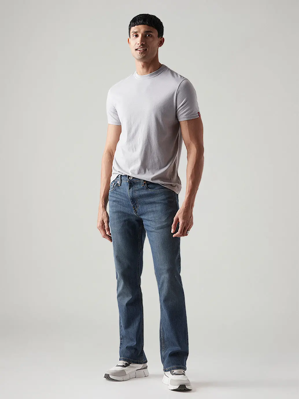 Men's 527 Dark Indigo Bootcut Fit Mid Rise Tinted Jeans 1