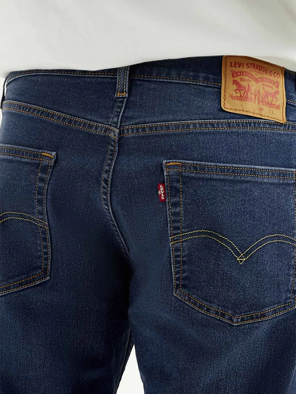 Men's 541 Dark Indigo Athletic Tapered Fit Mid Rise Jeans 6