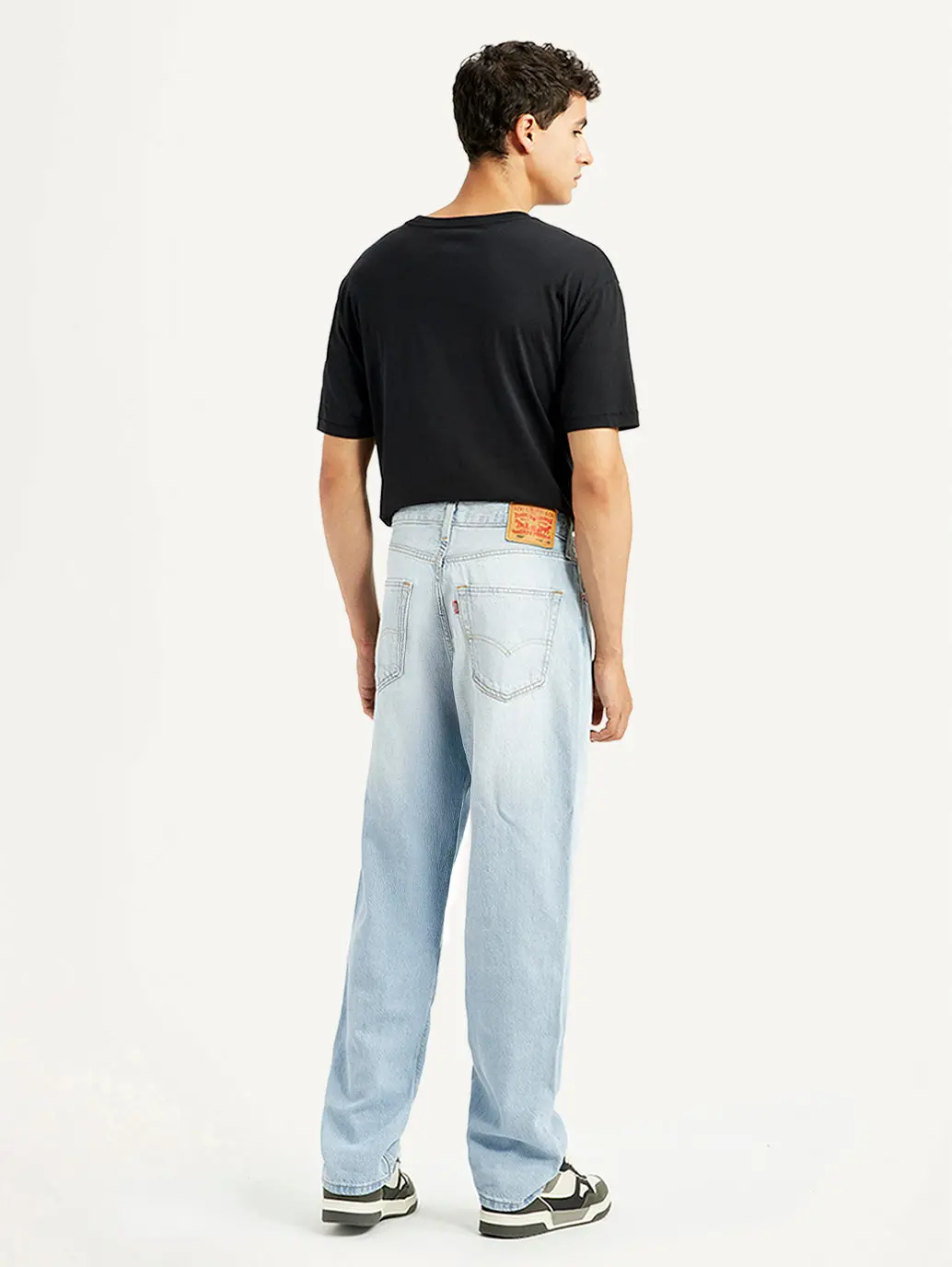 Men's 568 Light Indigo Loose Fit Mid Rise Jeans 3