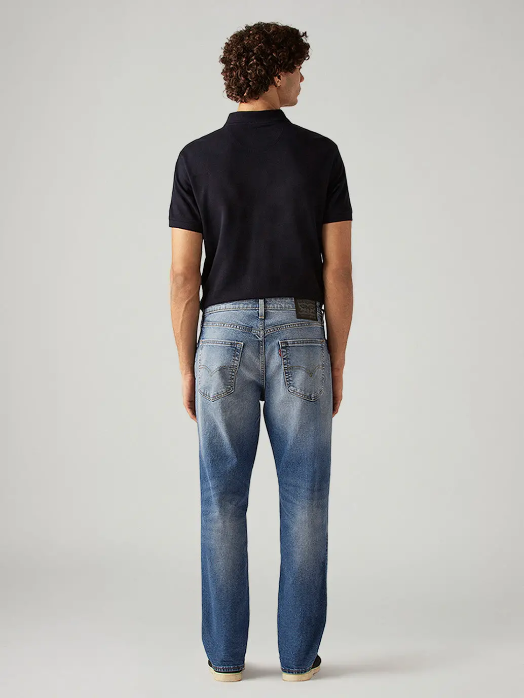 Men's 541 Blue Athletic Tapered Fit Mid Rise Commuter Jeans 4