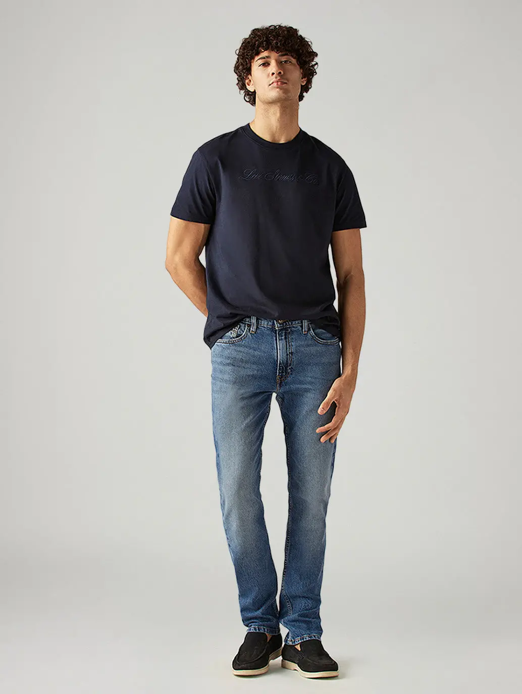 Men's 511 Blue Slim Fit Mid Rise Jeans 1